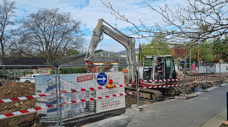 Baubeginn Körösistraße 60