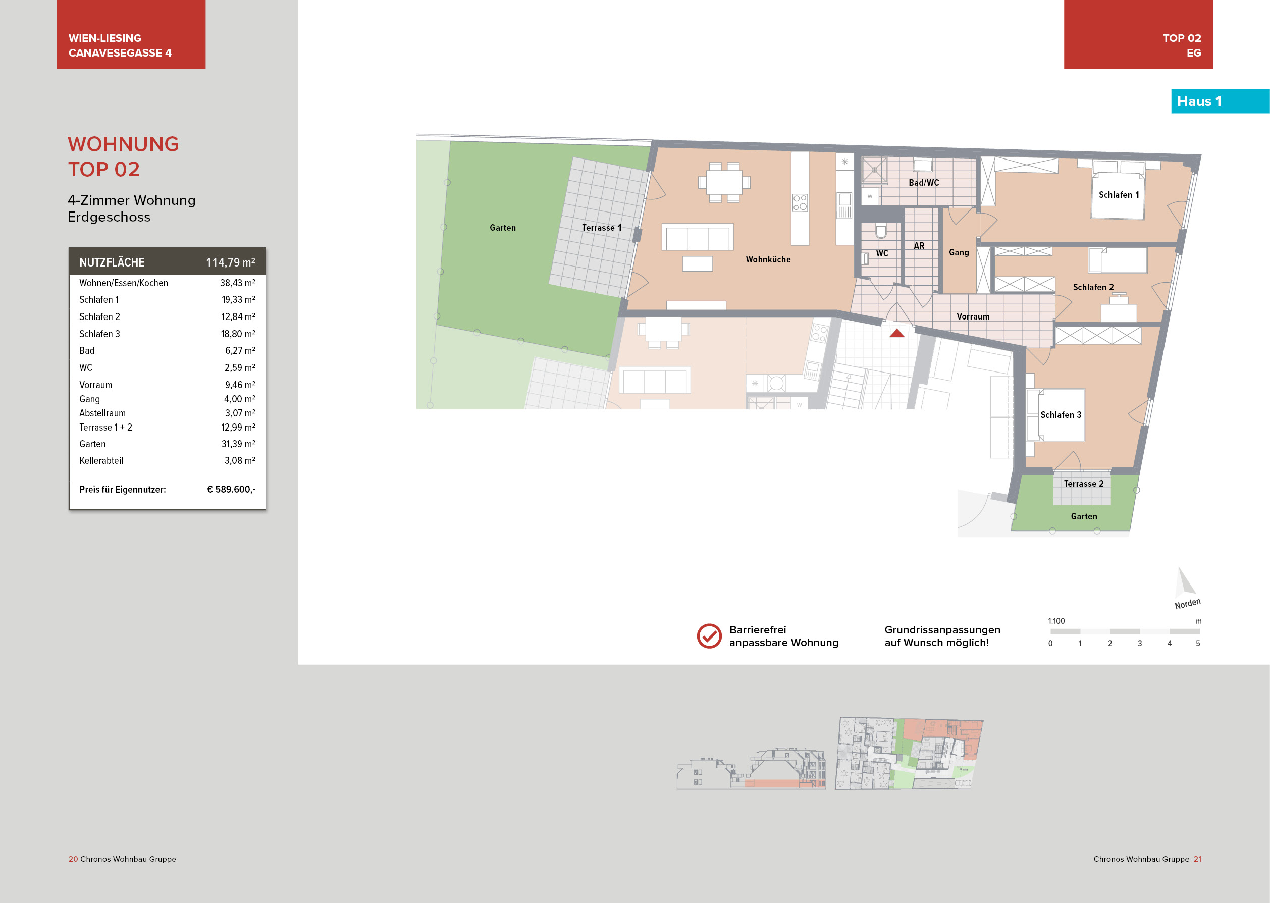 Top 02 (Haus 1) - Canavesegasse 4, Wien-Liesing