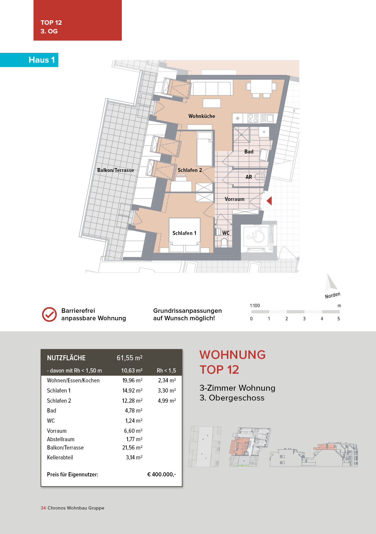 Top 12 (Haus 1) - Canavesegasse 4, Wien-Liesing