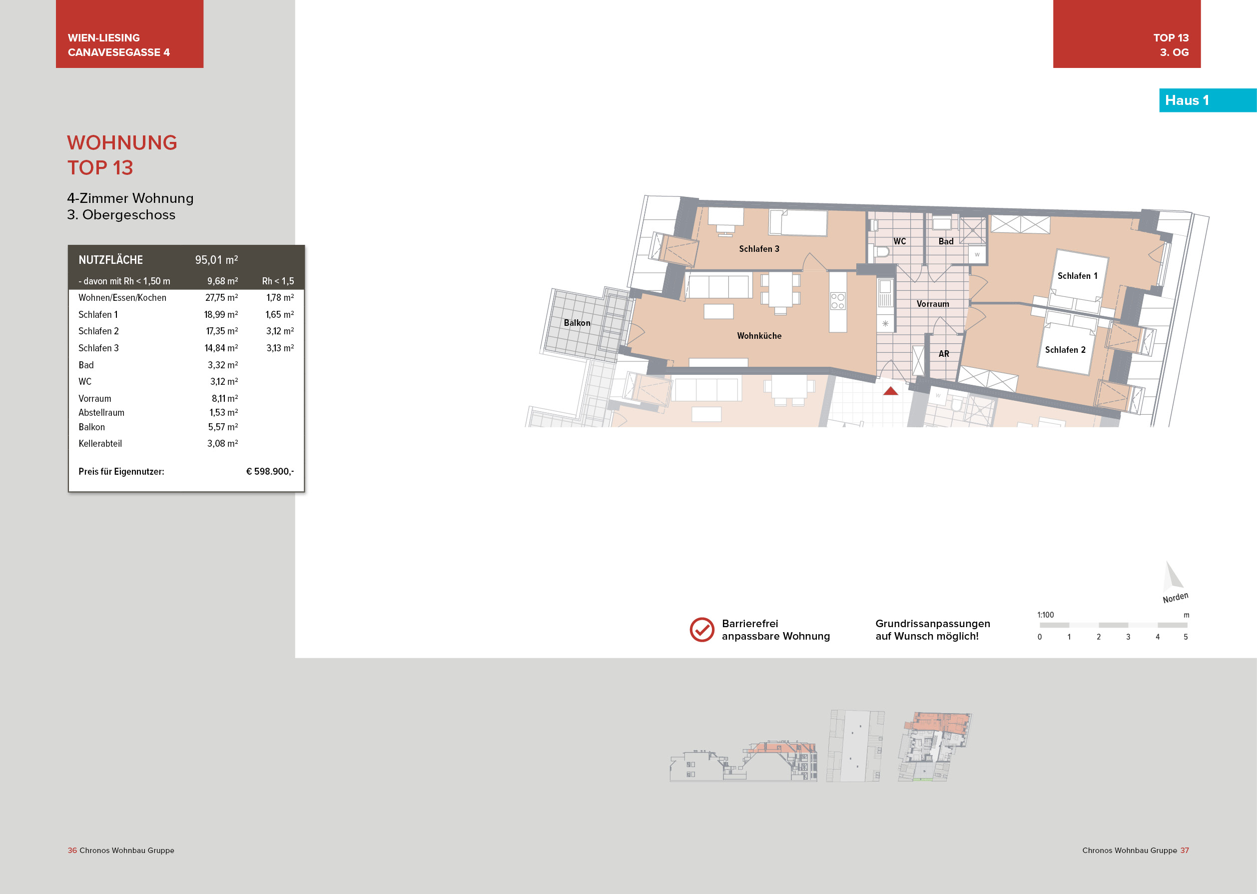 Top 13 (Haus 1) - Canavesegasse 4, Wien-Liesing
