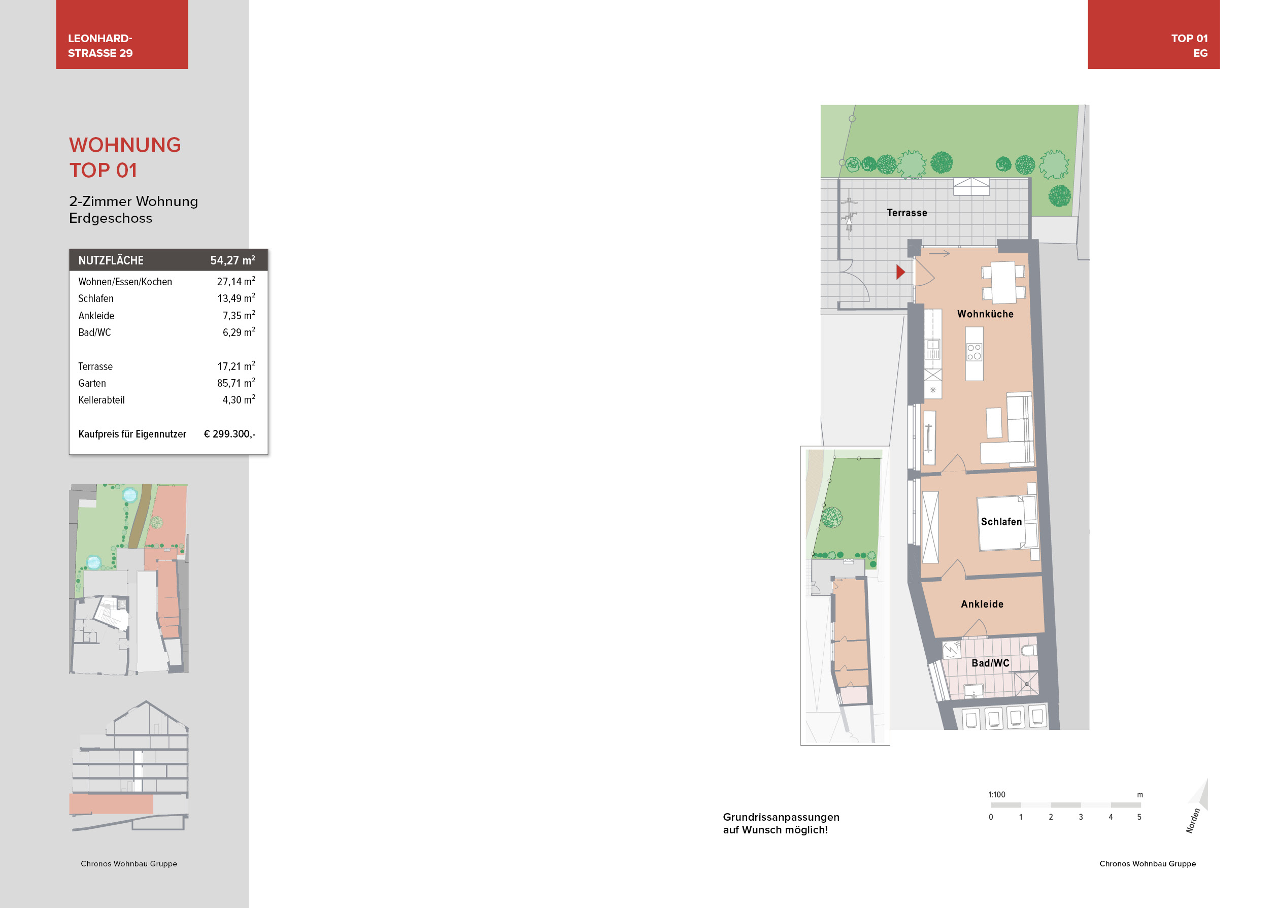 Top 01 - Leonhardstraße 29, Graz-St. Leonhard